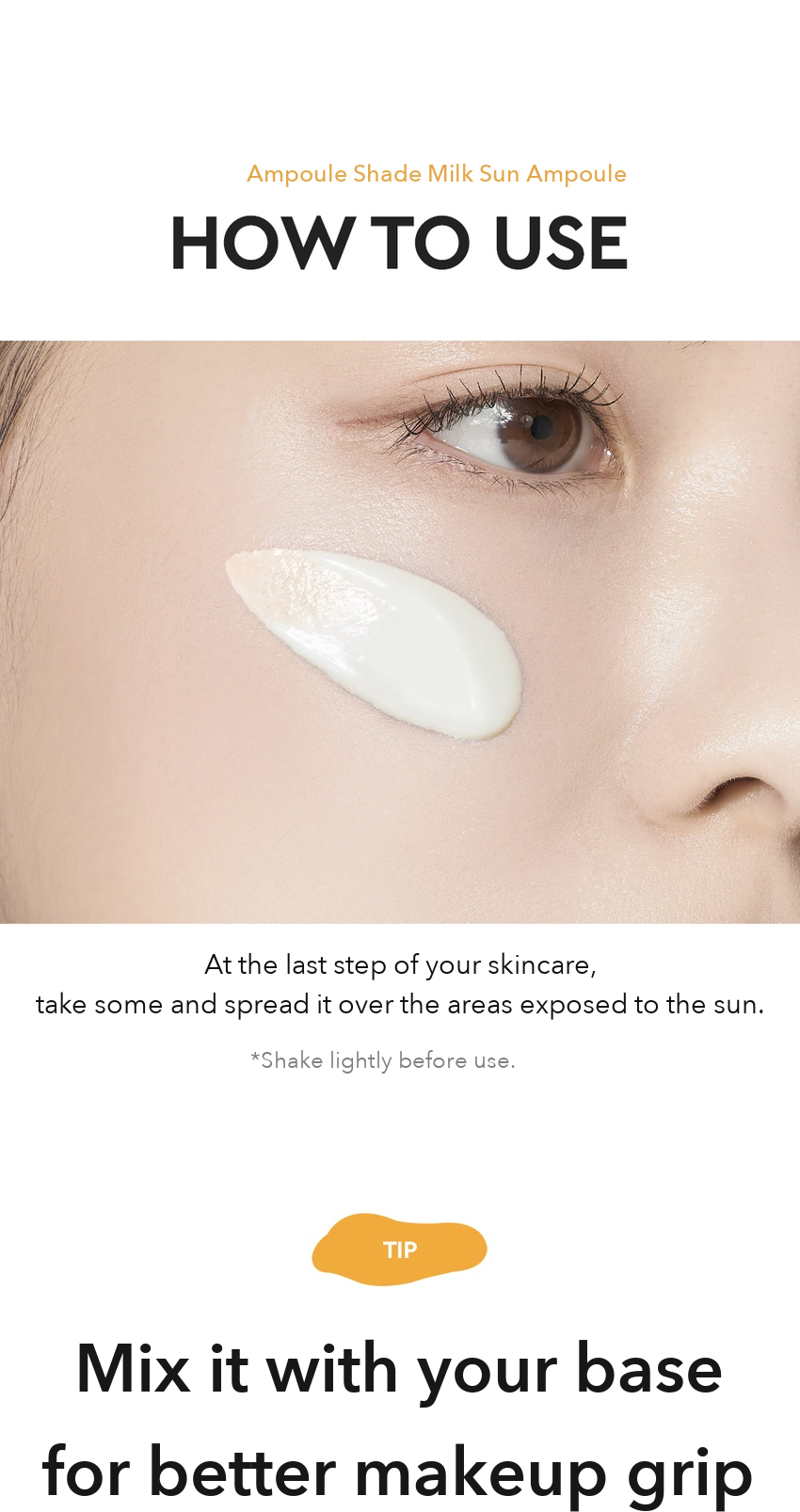 DEWYTREE Milk Sun Ampoule detail 8