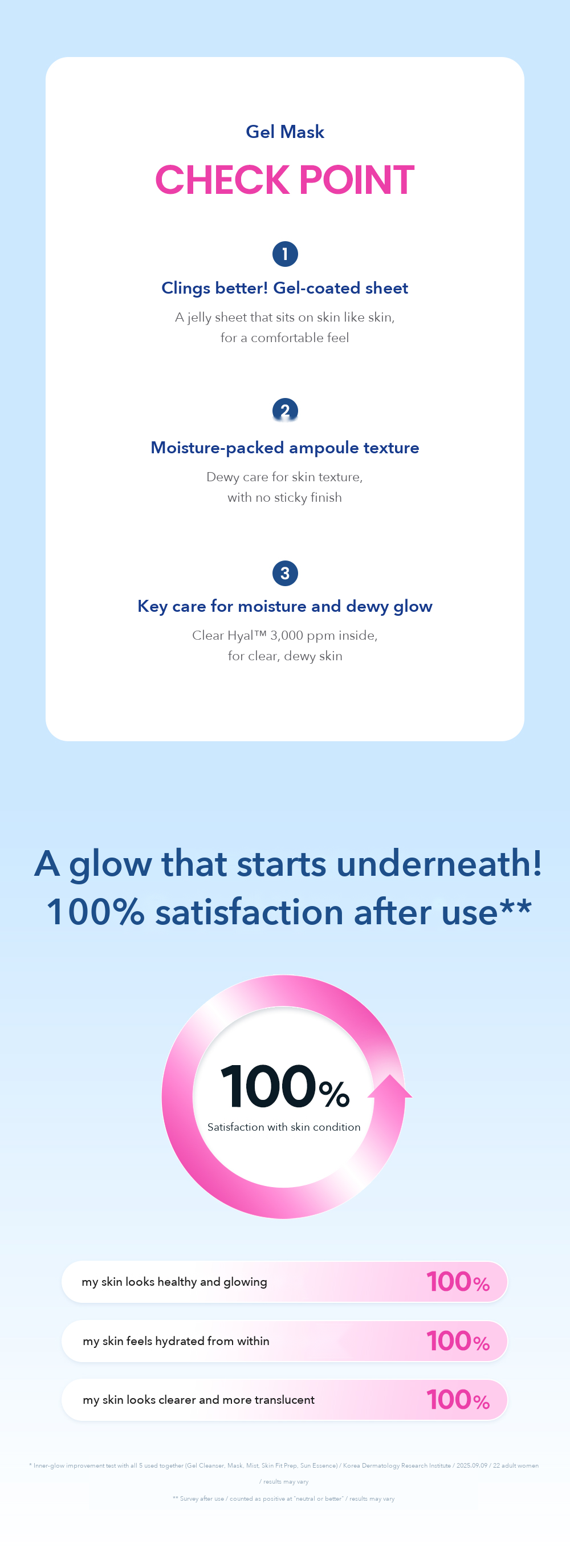 THE LAB by BLANC DOUX Clear Hyal Perfect Glow Gel Mask detail 04
