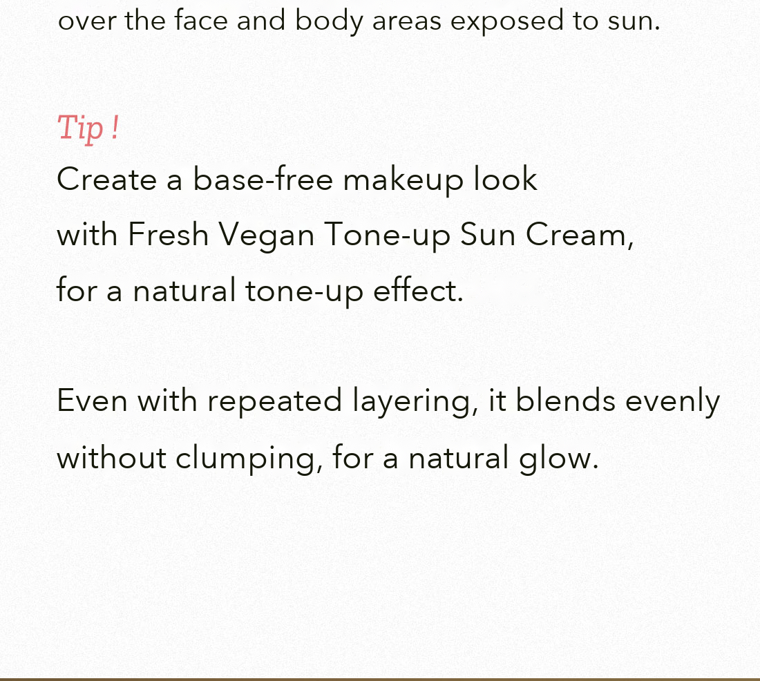 HYGGEE Fresh Vegan Tone-Up Sun Cream detail 24