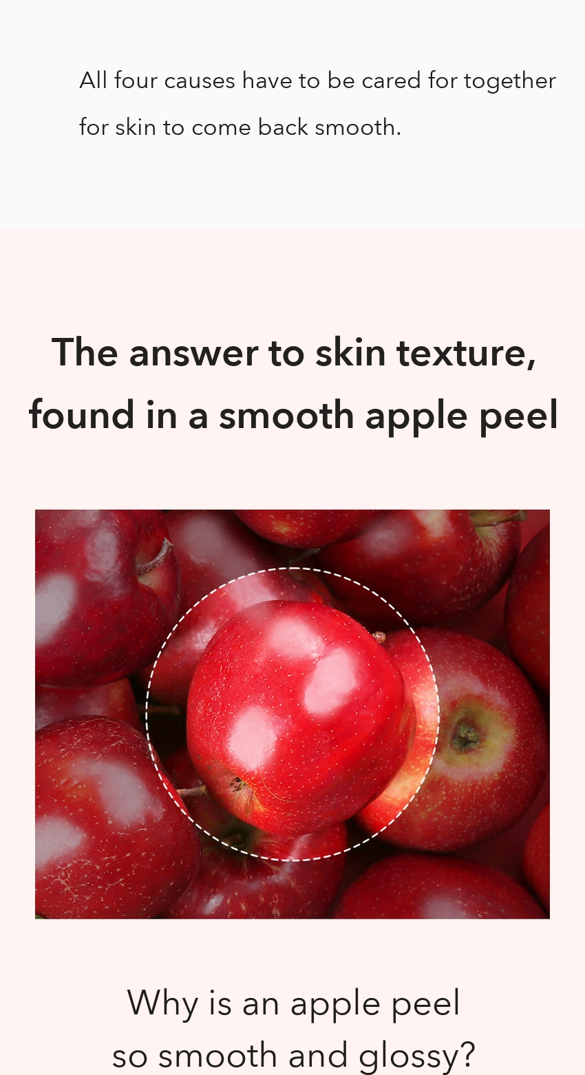 INGREDIENT EDITOR Apple Peel Glow Skin Soothing Serum Plain detail 3