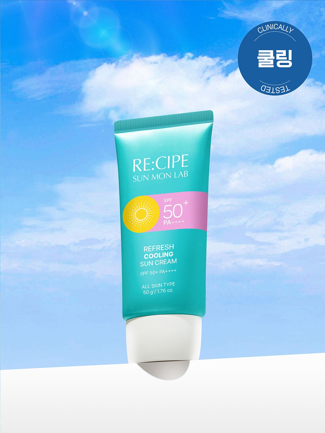 RE:CIPE SUN MON LAB Refresh Cooling Sun Cream 50g