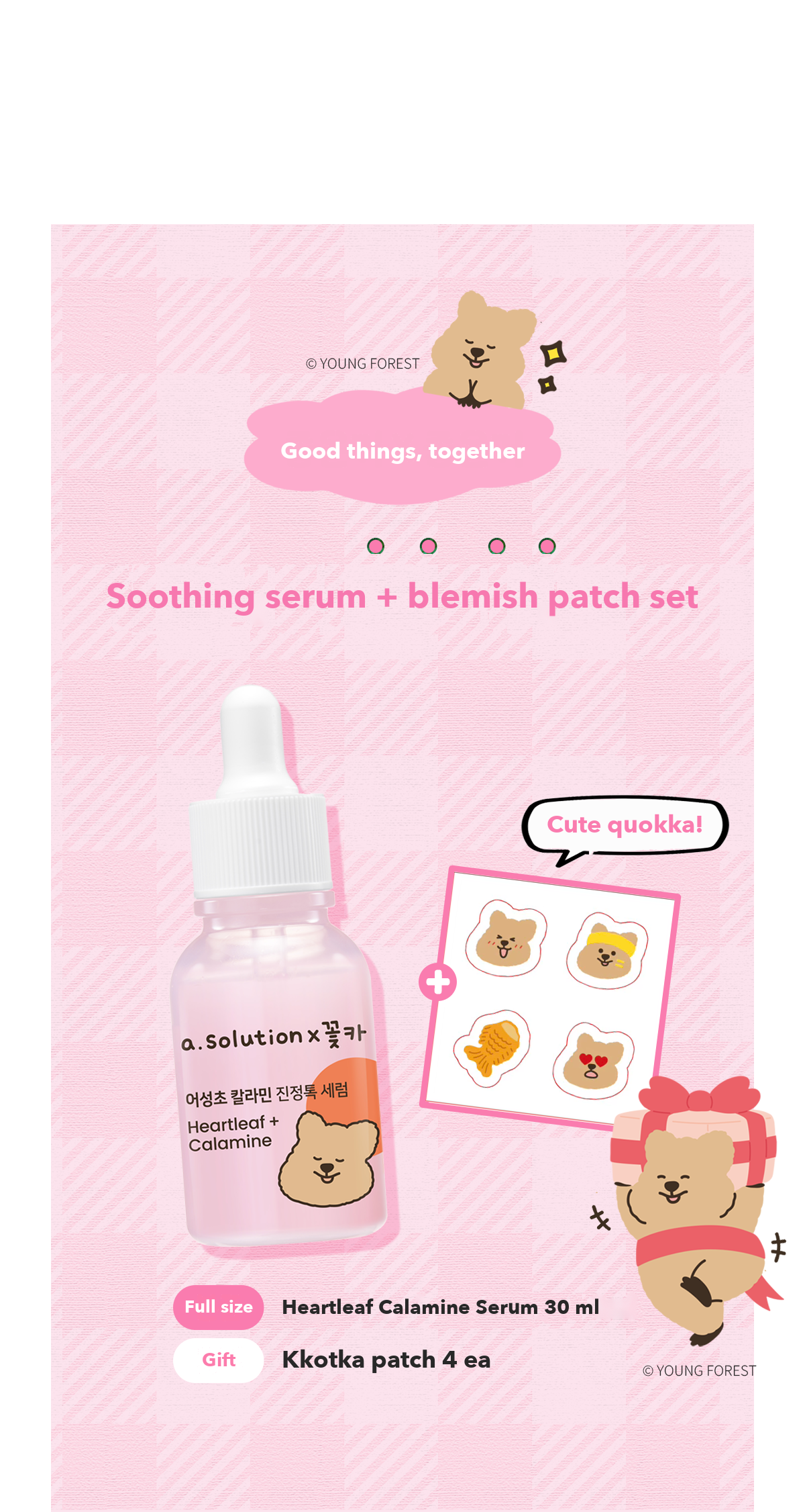 A.SOLUTION Heartleaf Calamine Soothing Serum Kkochka Edition detail 03