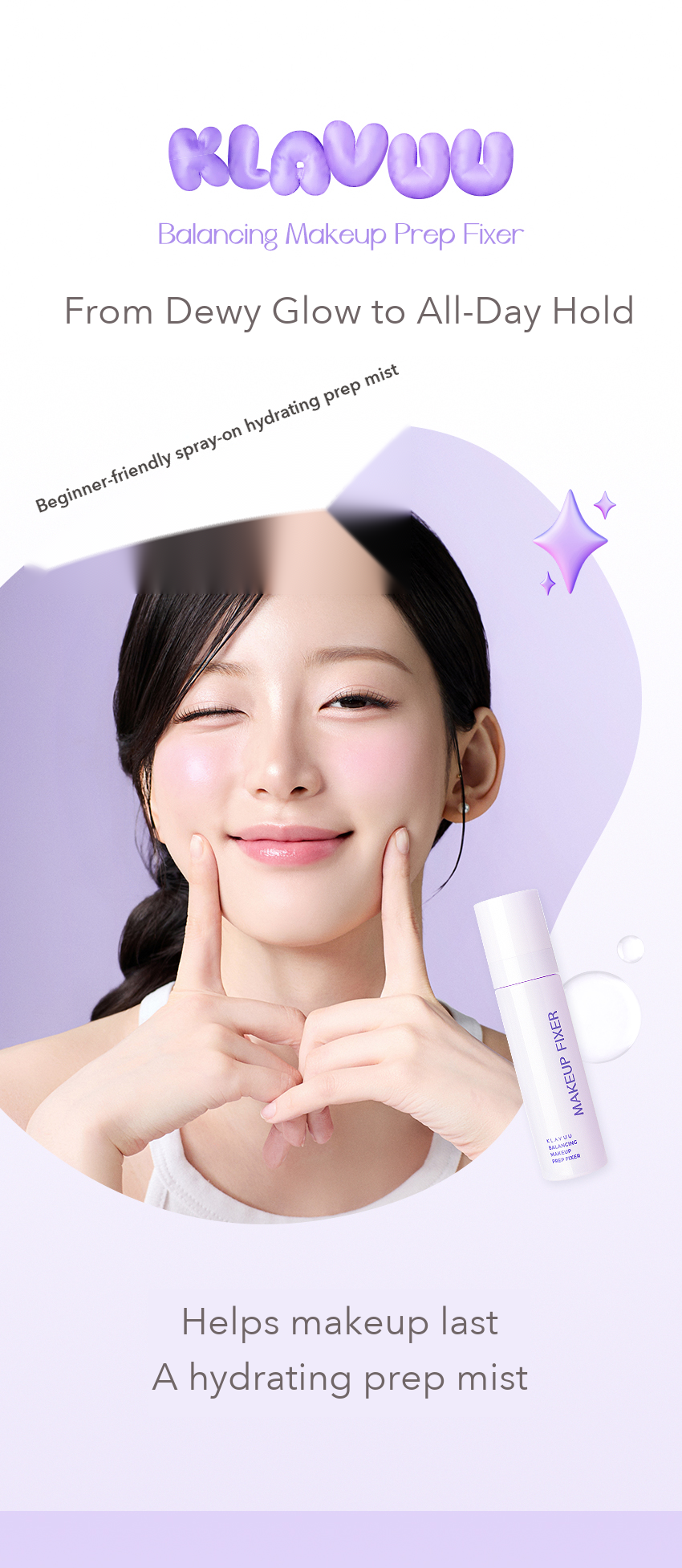 KLAVUU Balancing Makeup Prep Fixer 100ml detail 01