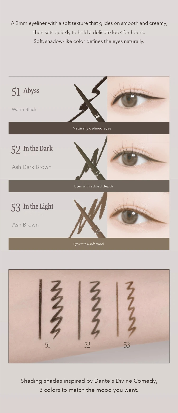 Prelude Dinto Dante Triple Proof Slim Eyeliner 0.14g detail 03
