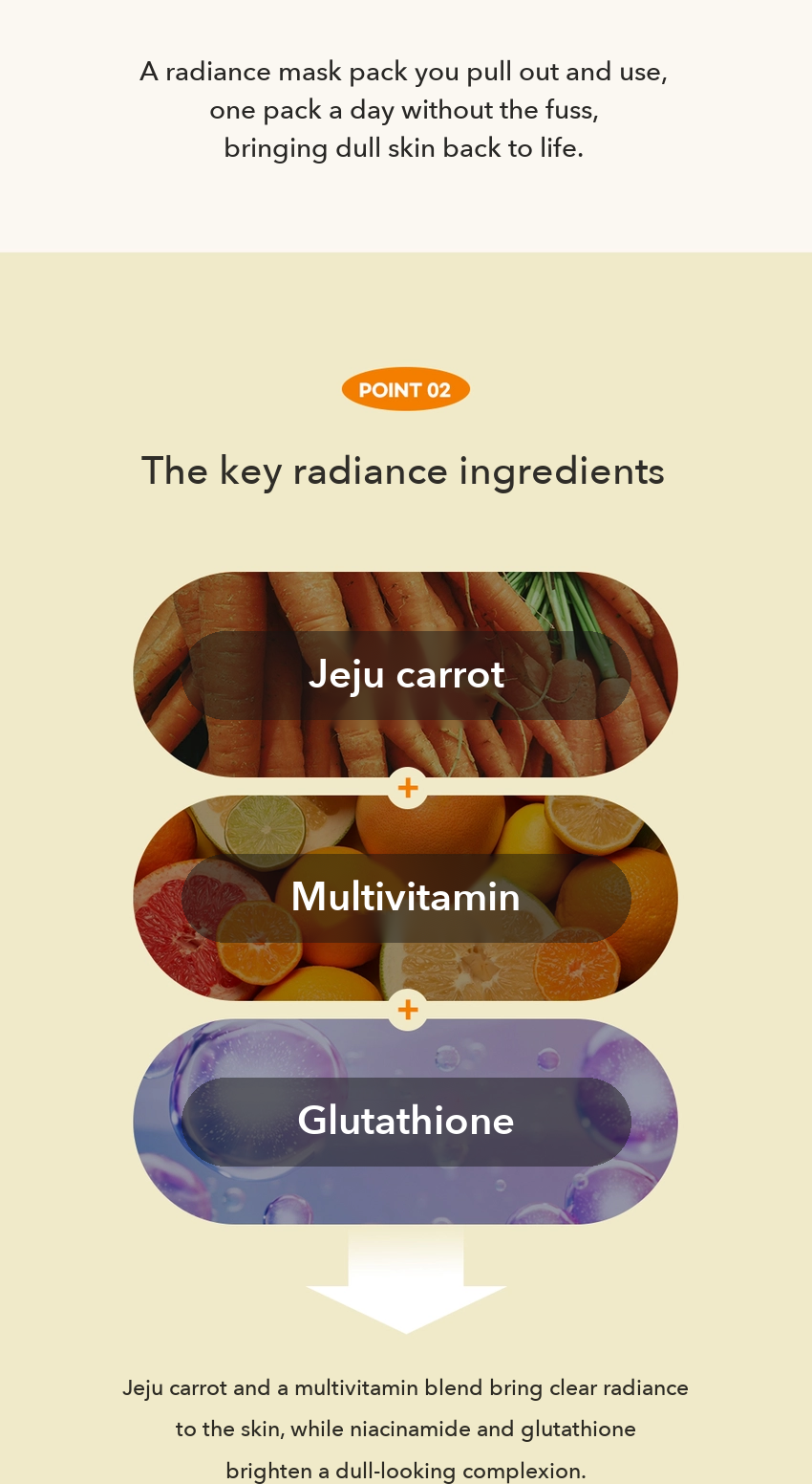 LEADERS Carrot Vita Radiance Mask detail 03