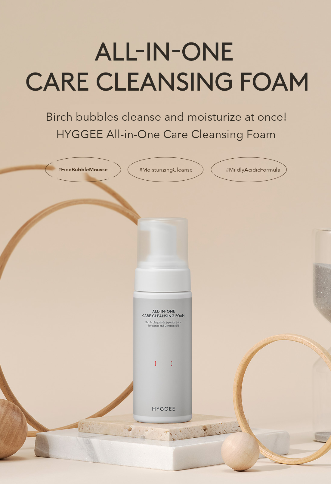 HYGGEE All-In-One Care Cleansing Foam detail 1