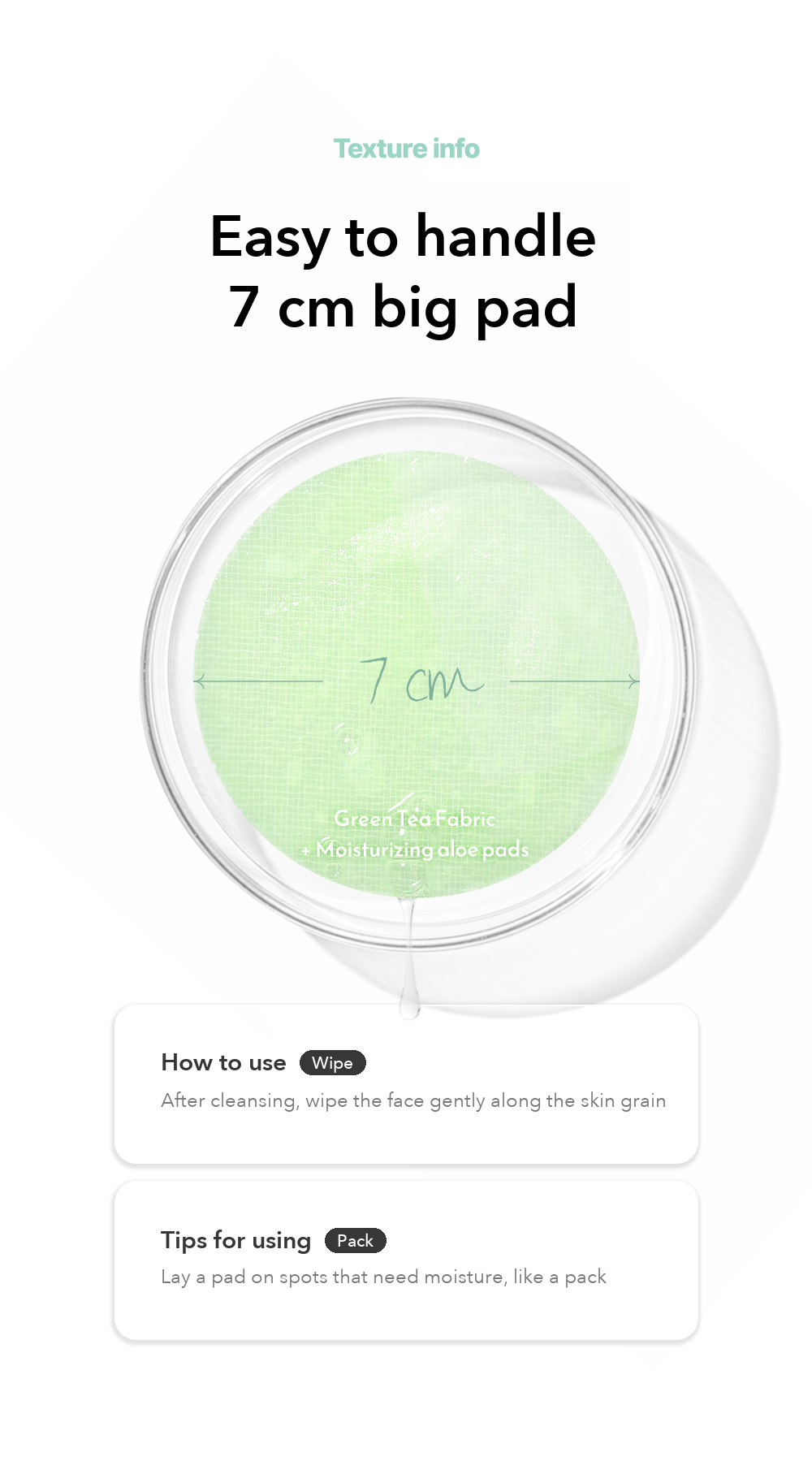 Kim Jeong Moon Aloe Cure Alpha Calming Aloe Pad 4 Pads detail 09