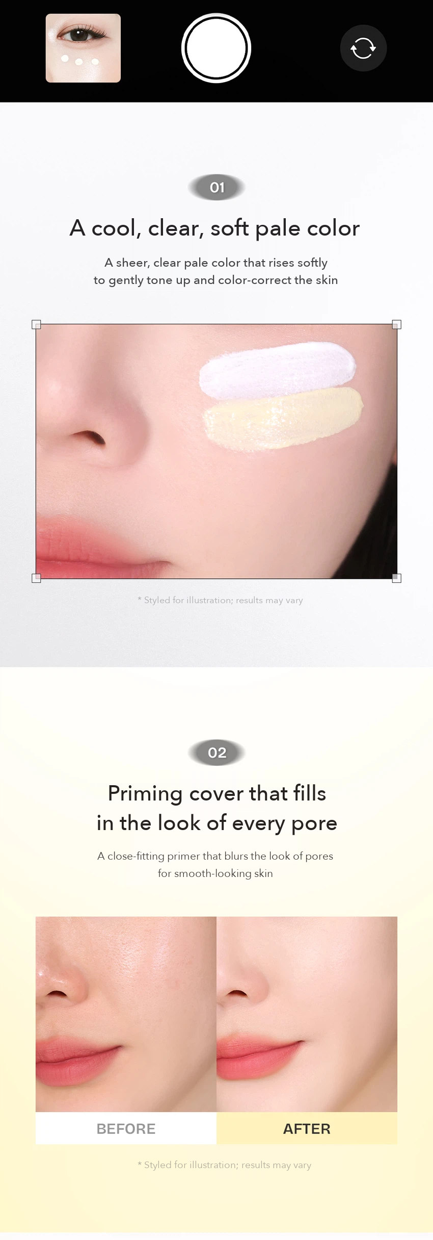 MILKTOUCH Dear Thing Face Contour Cream Brightener detail 03