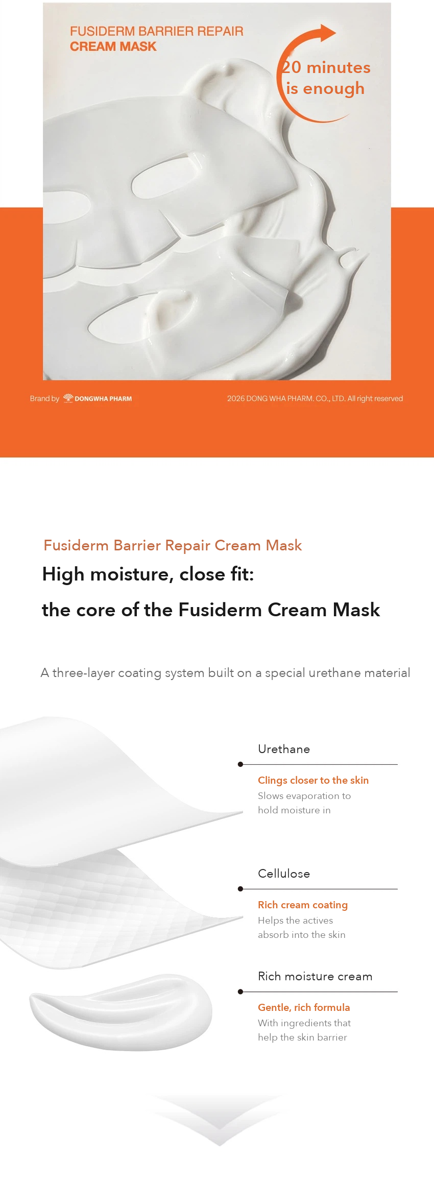 Fusiderm Barrier Repair Cream Mask detail 3