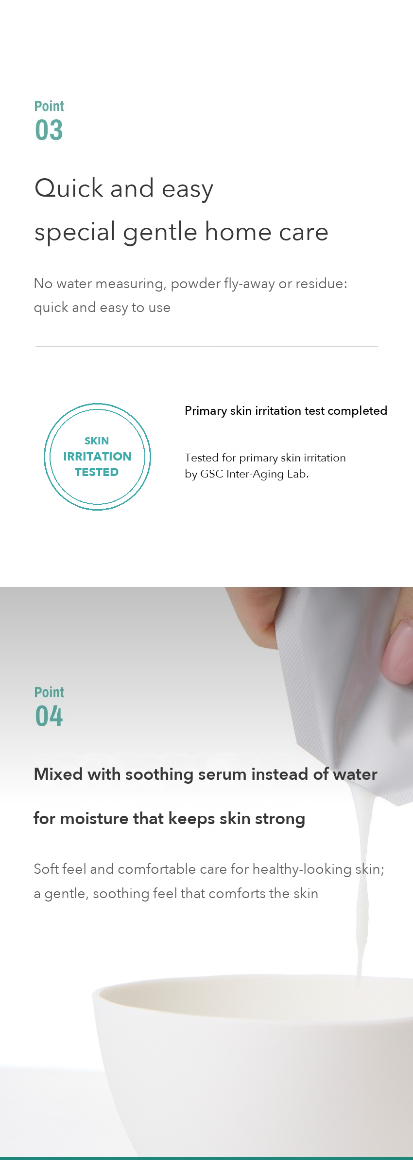 Dr.CPU+ Calming Glow Cream Modeling Mask detail 4