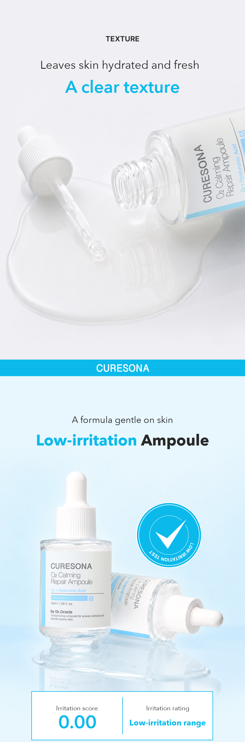 Dr.Oracle Curesona O2 Calming Repair Ampoule 40ml detail 04