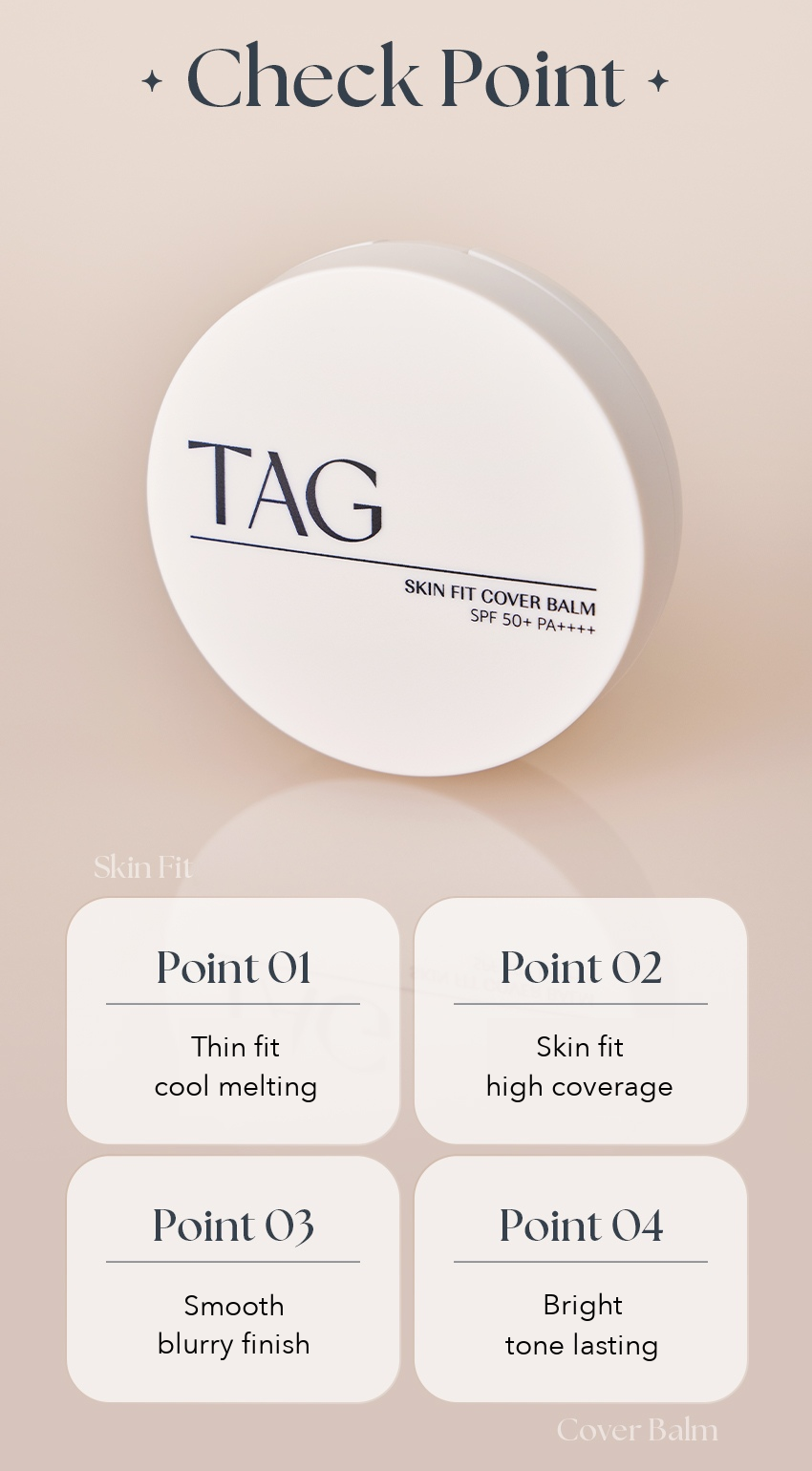 TAG Skin Fit Cover Balm detail 3