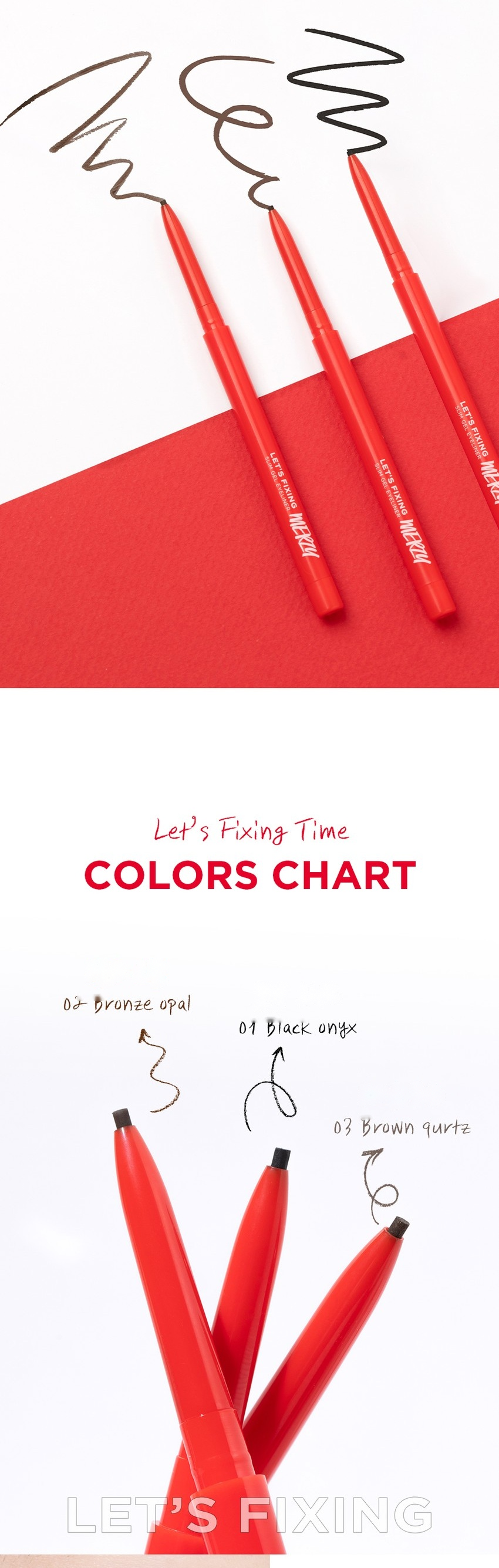 MERZY Let's Fixing Slim Gel Eyeliner 0.05g detail 06