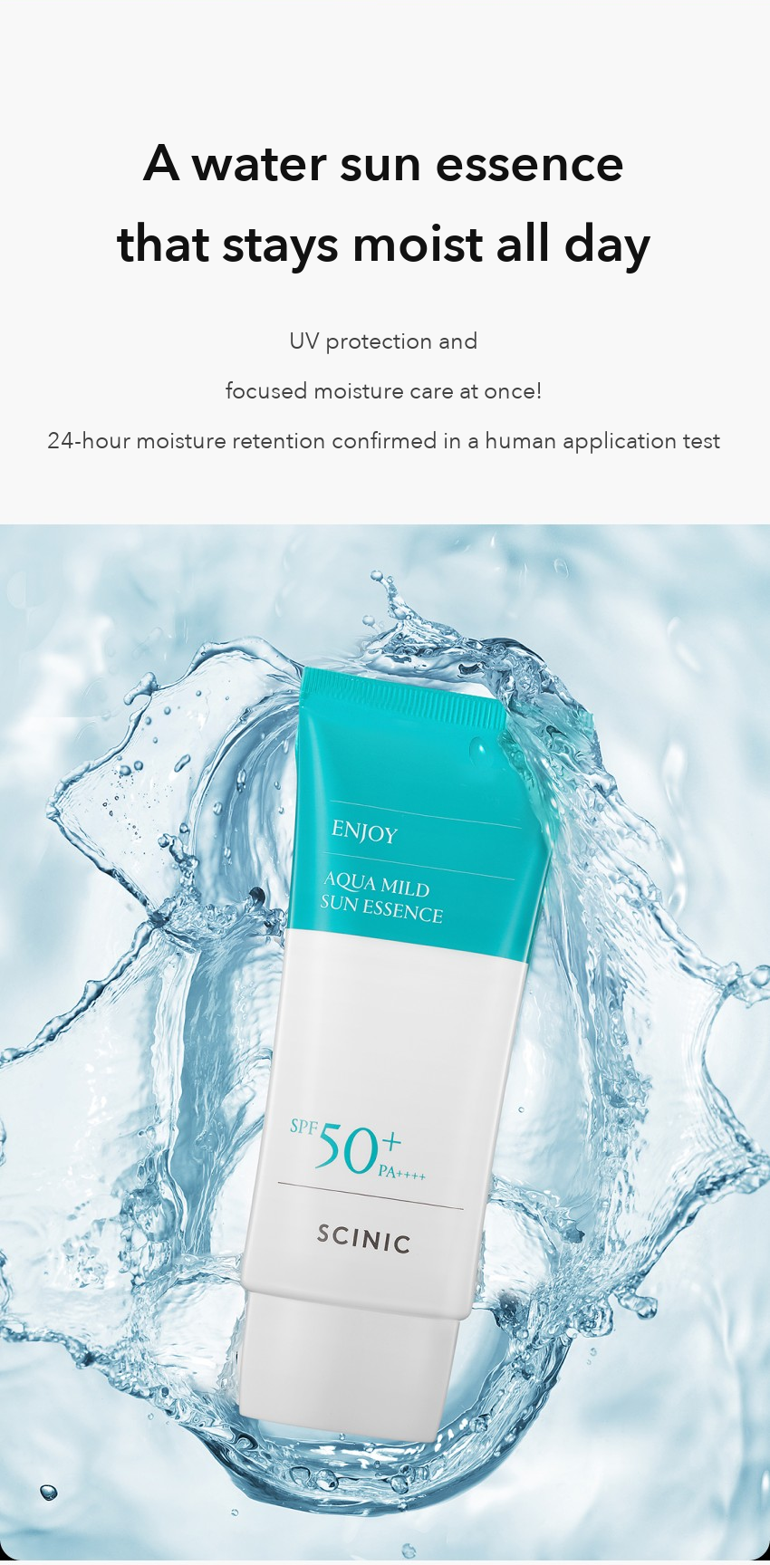 SCINIC Enjoy Aqua Mild Sun Essence 60g detail 04
