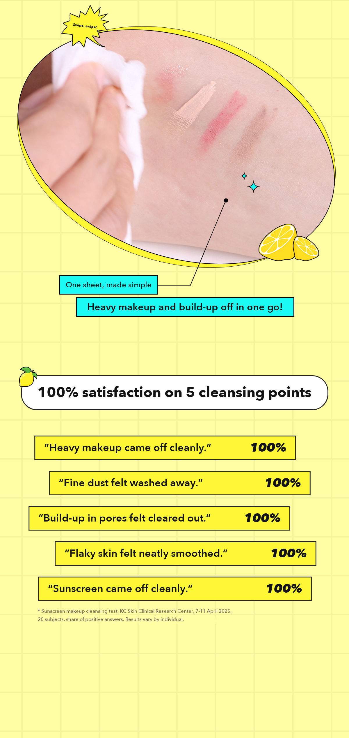 POINT Lemon Soda No-Wash Cleansing Water Tissue detail 05