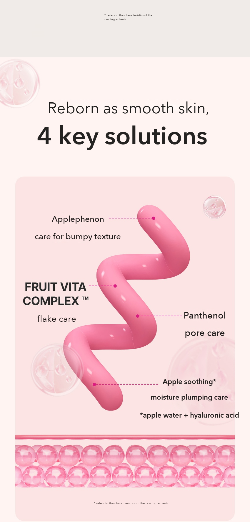 INGREDIENT EDITOR Apple Peel Glow Skin Soothing Serum Plain detail 6
