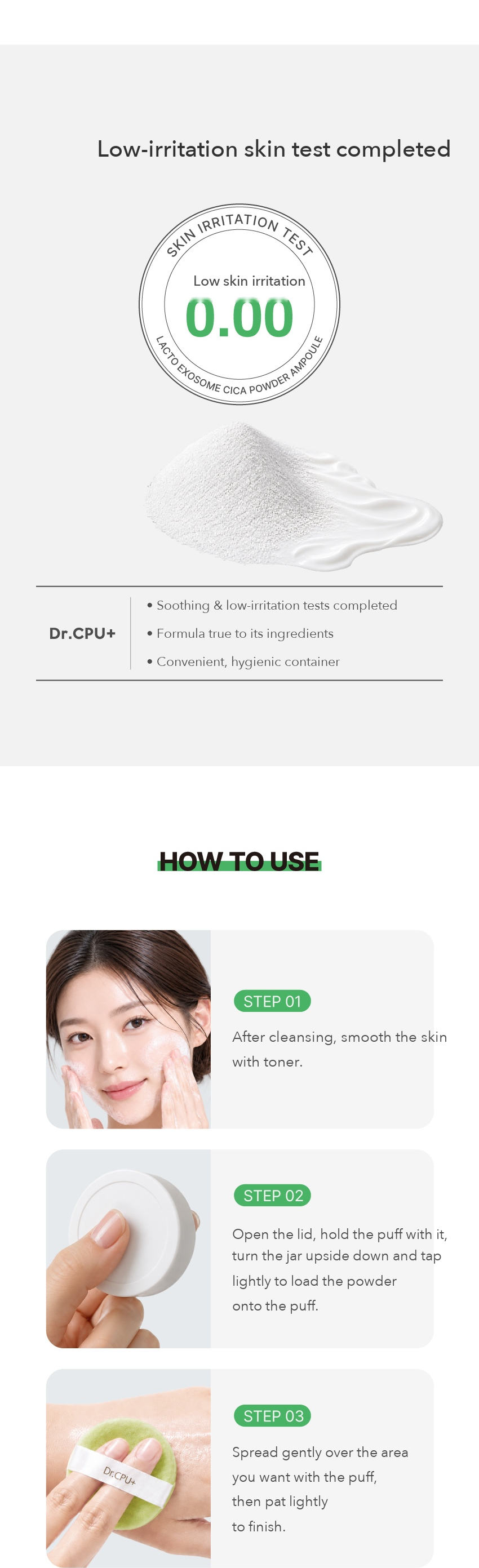 Dr.CPU+ Lacto Exosome Cica Powder Ampoule detail 06