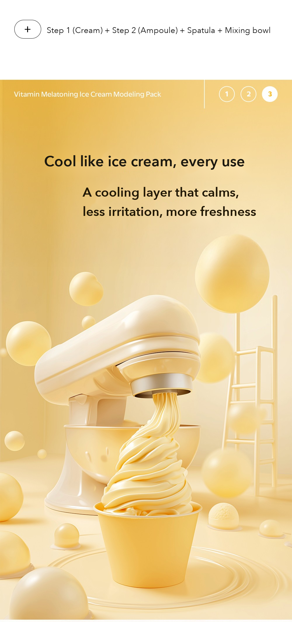 MEDIPEEL Vitamin Tone Care Ice Cream Modeling Pack detail 07