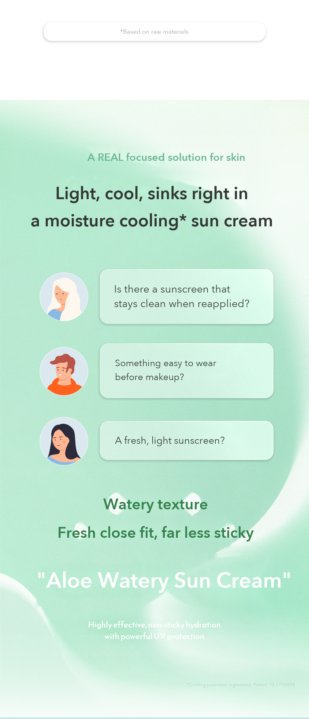 Kim Jeong Moon Aloe Cure Alpha Aloe Watery Sun Cream detail 3