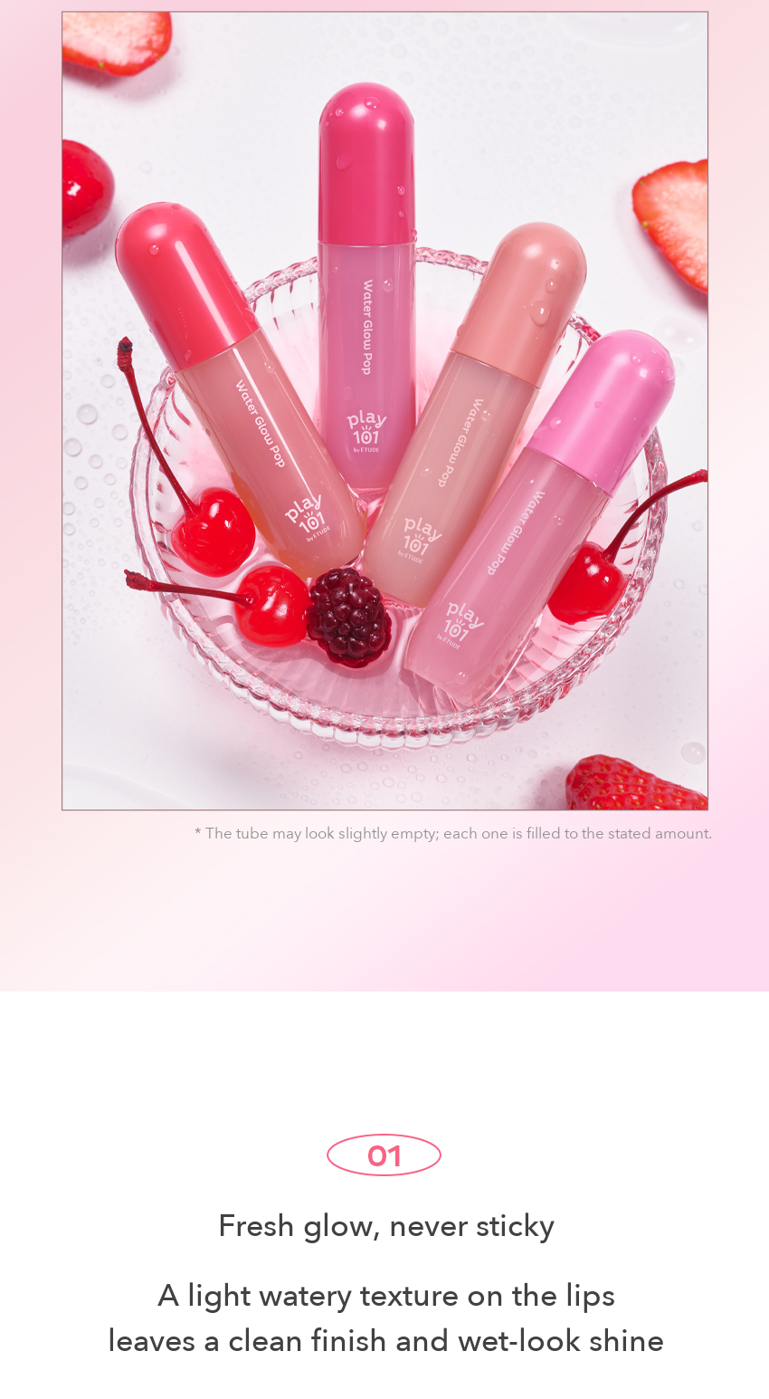 Play 101 by ETUDE Water Glow Pop Tint 4g detail 02