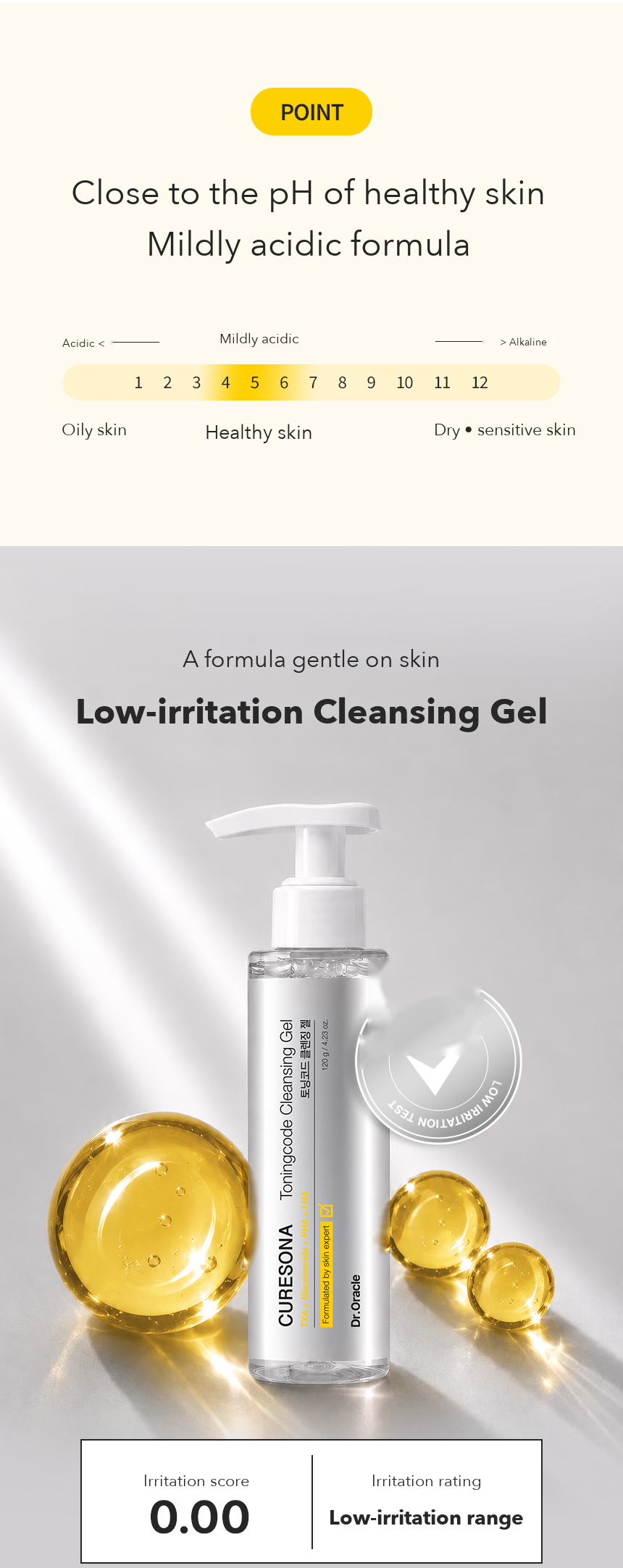Dr.Oracle Curesona Toningcode Cleansing Gel detail 06