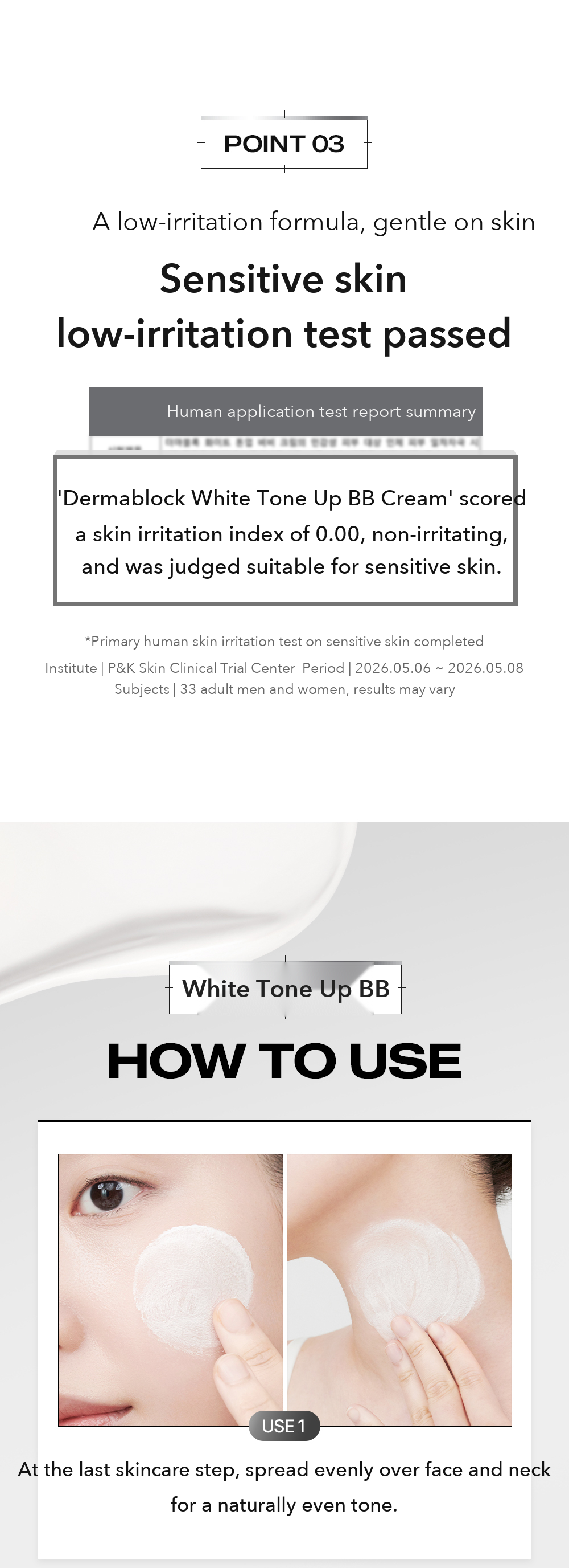 DERMABLOCK White Tone-Up BB Cream detail 07