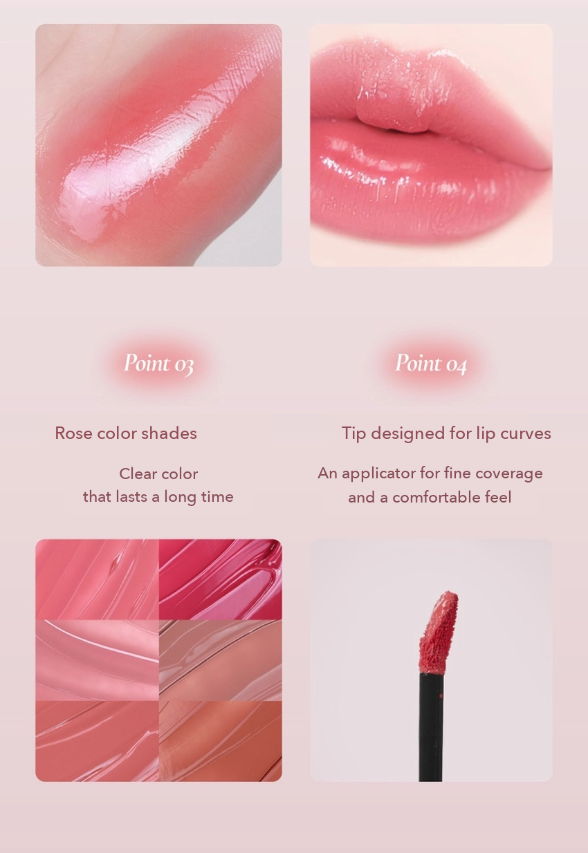 Prelude Dinto La Belle Rose Plumping Lip Tint 5g detail 06