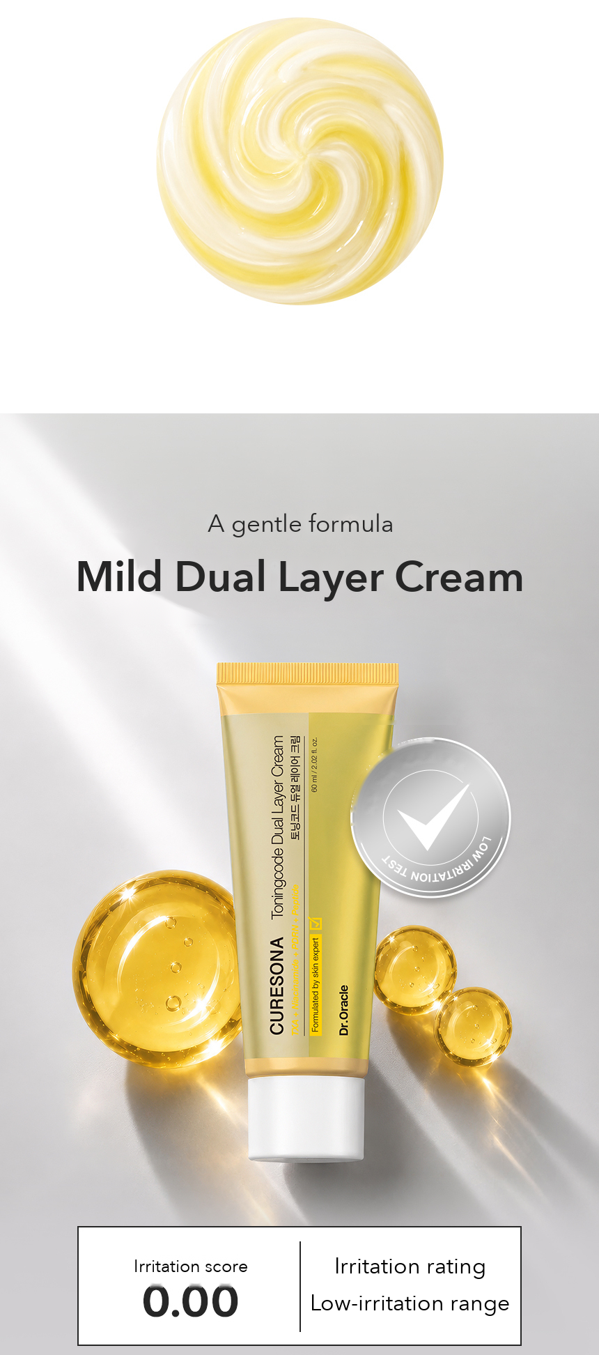 Dr.Oracle Curesona Toningcode Dual Layer Cream 60ml detail 06