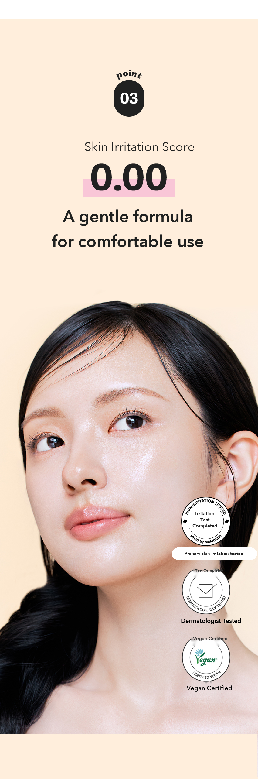MIMO by MAMONDE Rosy-Hyalon Sheet Mask detail 06