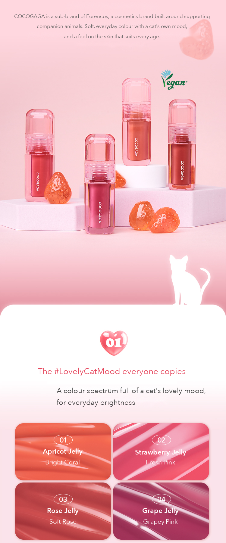 COCOGAGA Nyang Jelly Glow Tint detail 2