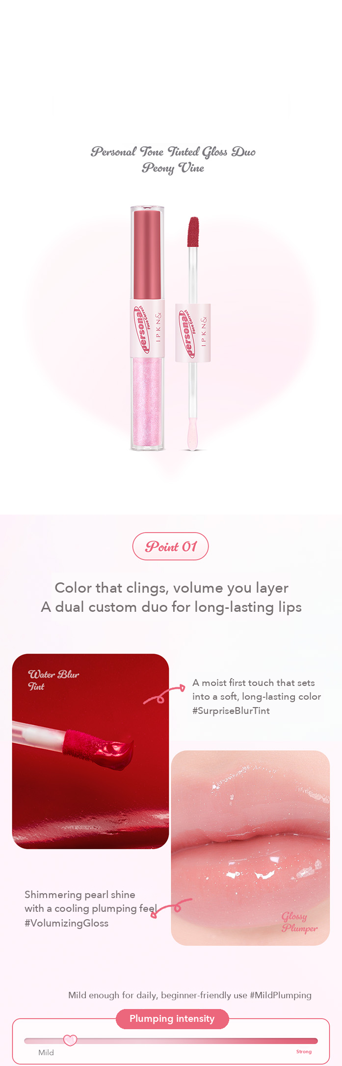 IPKN Tinted Gloss Duo detail 01