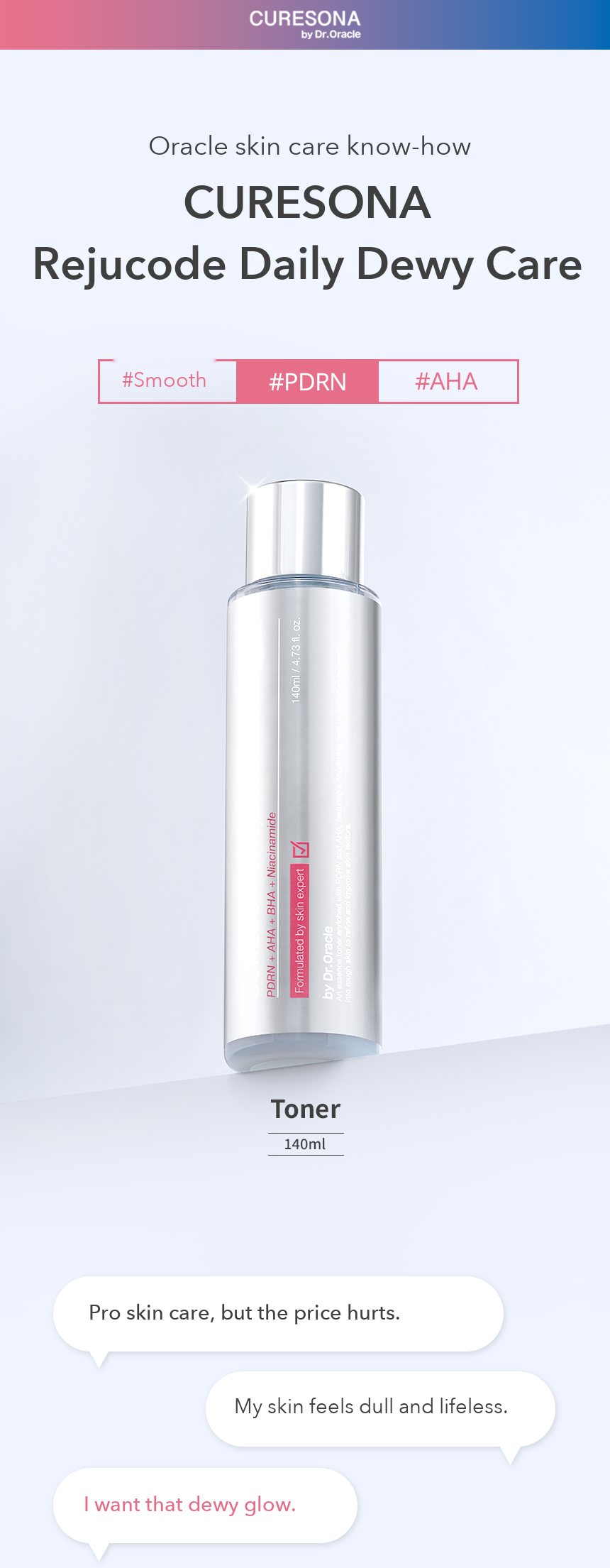 Dr.Oracle Curesona Rejucode Essence Toner 140ml detail 01