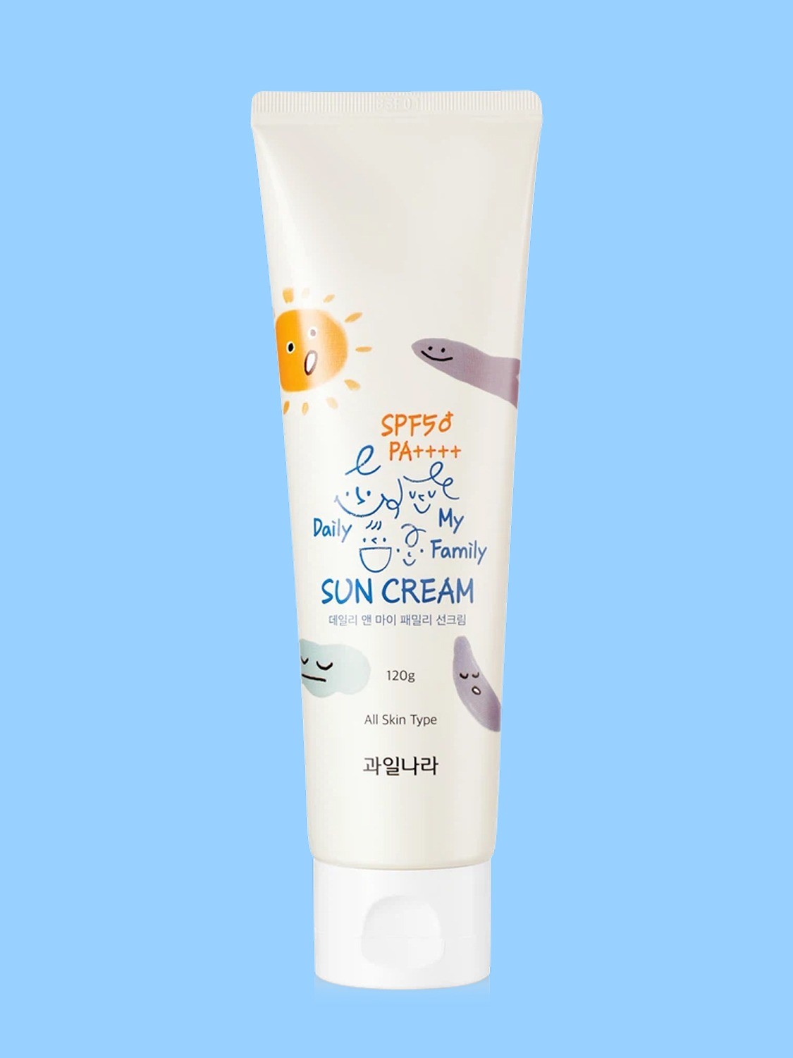 Fruits Nara Daily & My Family Sun Cream 120g SPF50+ PA++++