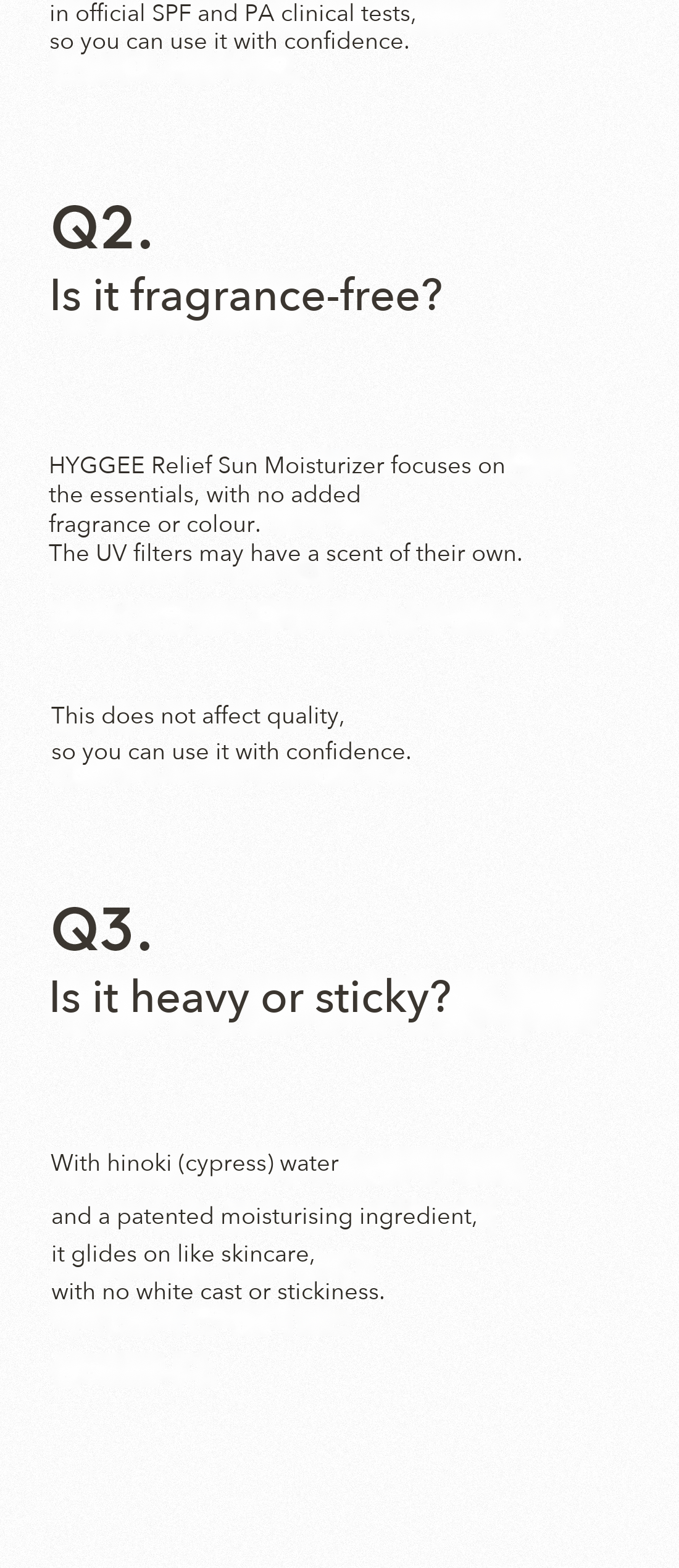 HYGGEE Relief Sun Moisturizer detail 15