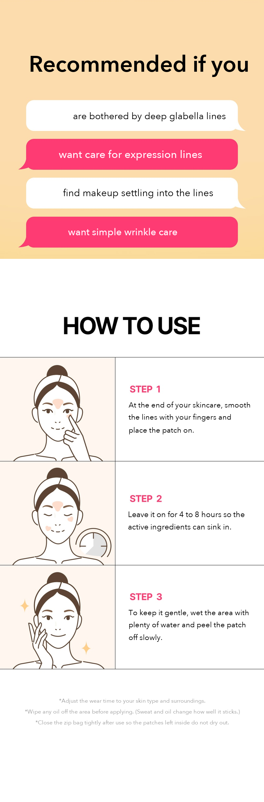 SNP PREP Glabella Wrinkle Patch detail 10