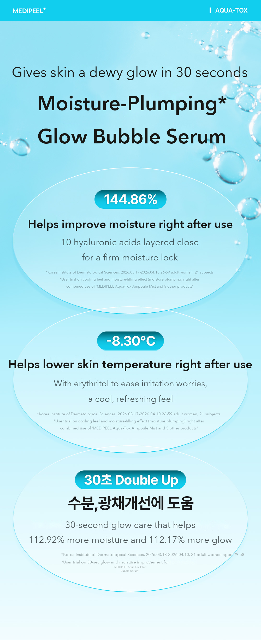 MEDIPEEL Aqua-Tox Glow Bubble Serum 40ml detail 02