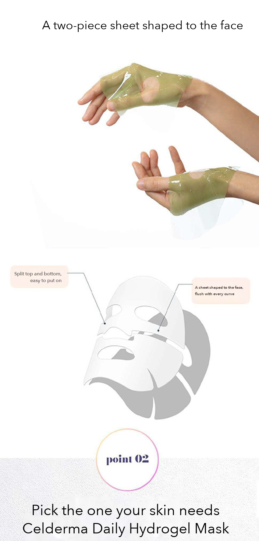 Cellderma Daily Mugwort Hydrogel Mask detail 04
