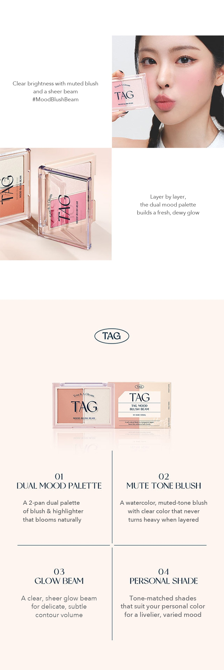 TAG Mood Blush Beam No.2 Fair Mauve detail 2
