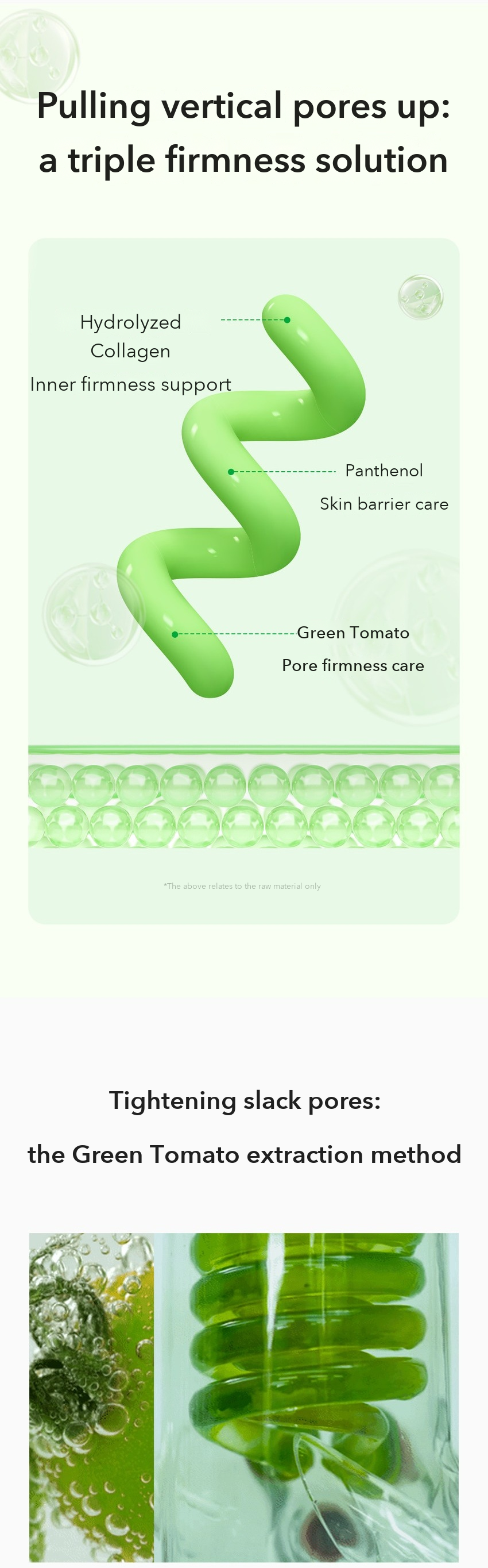 INGREDIENT EDITOR Green Tomato Pore Peeling Pad detail 6