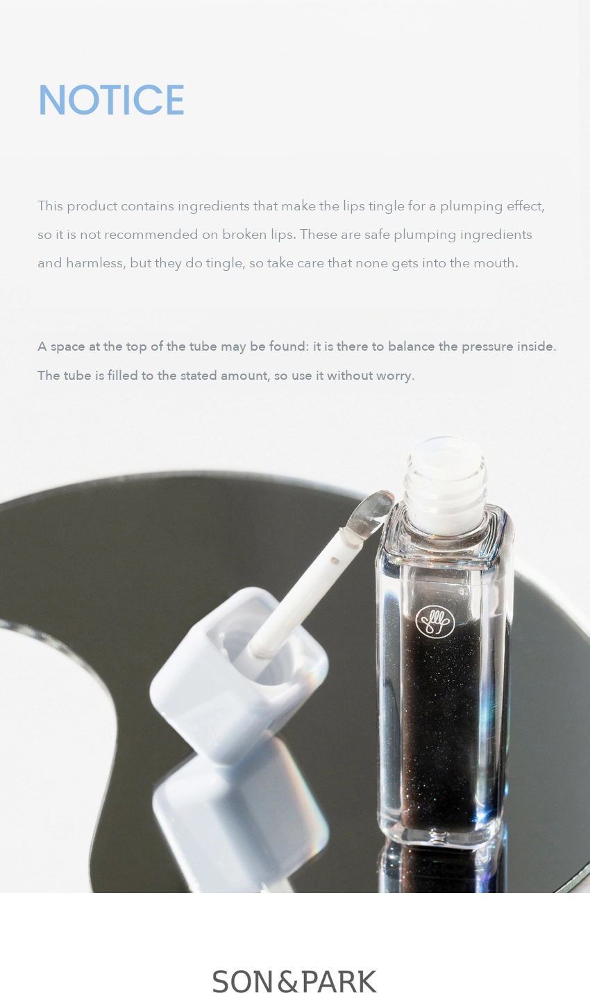 Son & Park Arty Shine Lip Plumper notice
