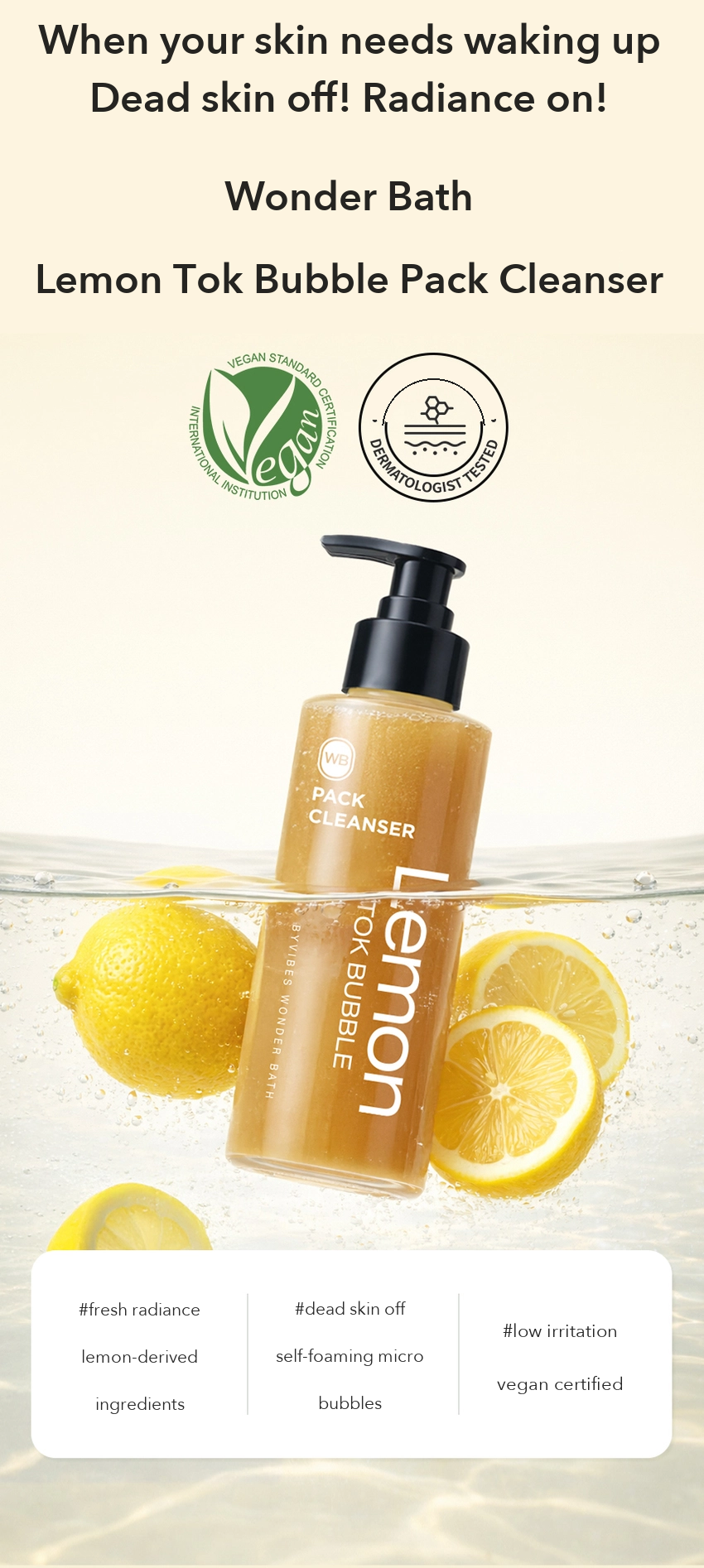 Wonder Bath Lemon Tok Bubble Pack Cleanser detail 03