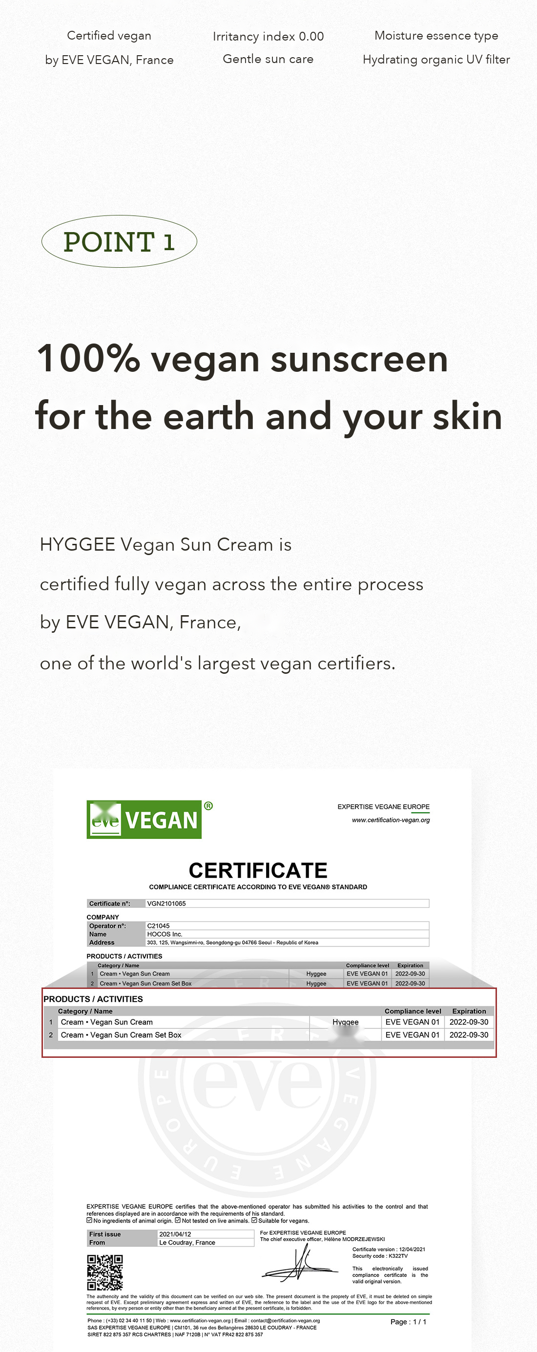 HYGGEE Vegan Sun Cream detail 6