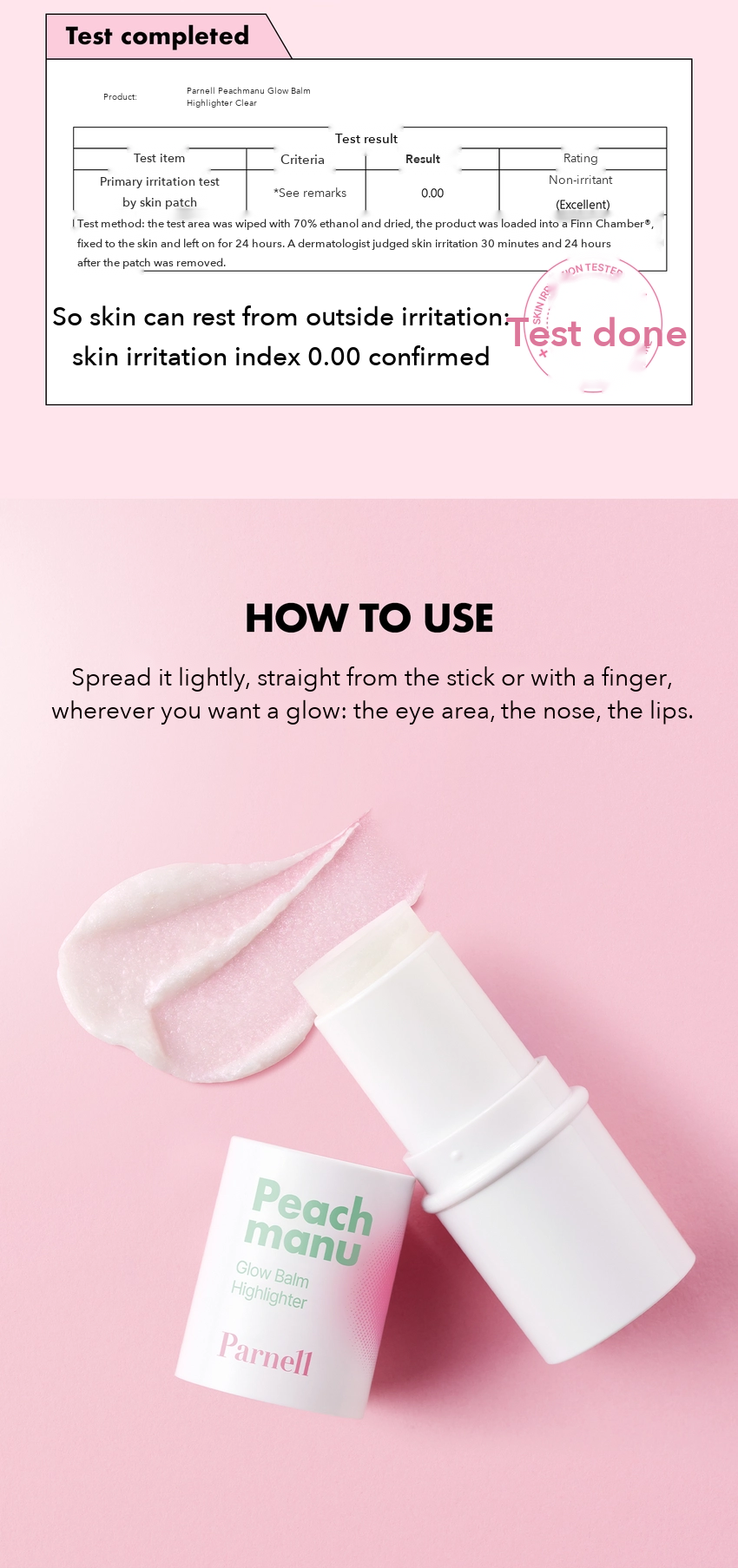 PARNELL Peachmanu Glow Balm Highlighter detail 06