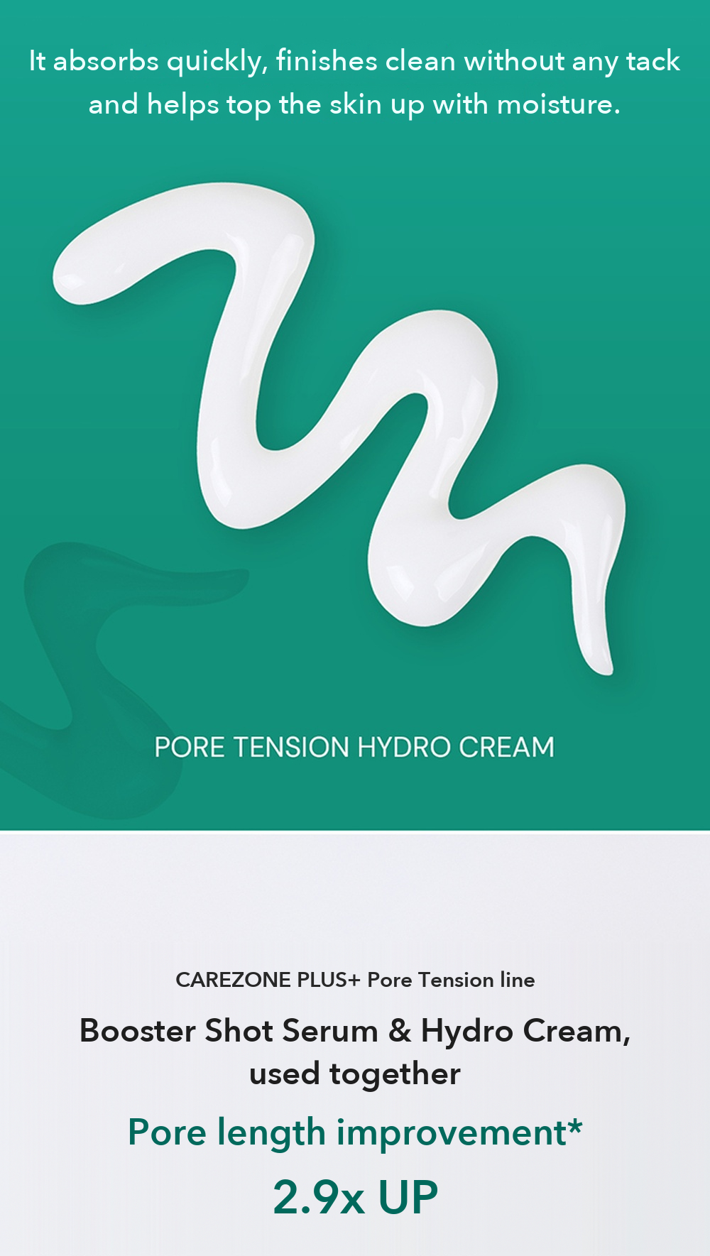 CAREZONE PLUS+ Pore Tension Hydro Cream 75ml detail 08