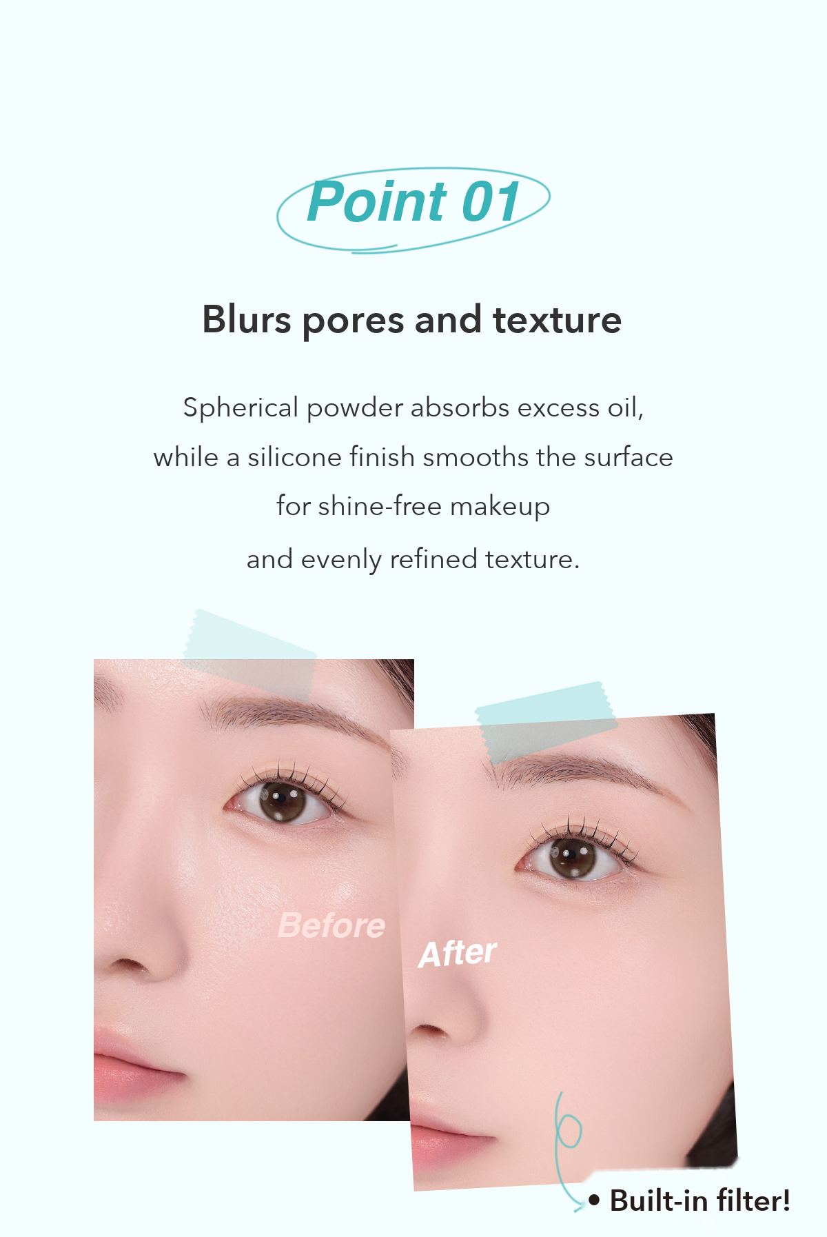 CODE GLOKOLOR Pore Blur Control Base detail 5
