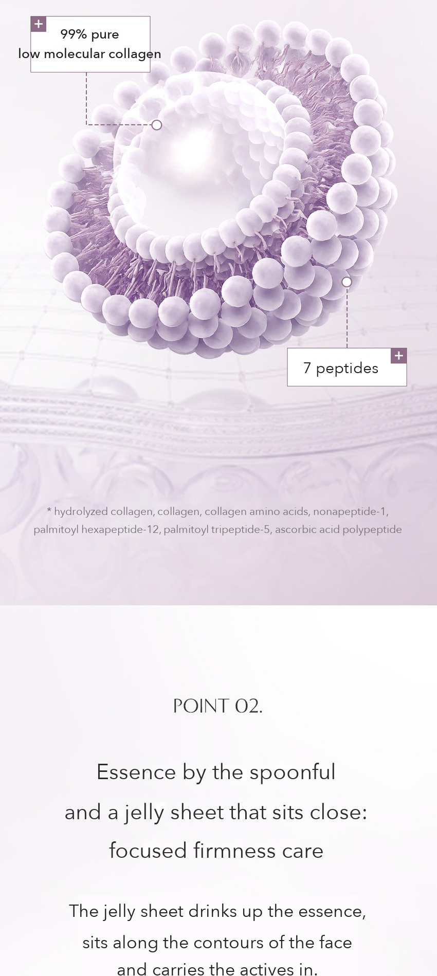 AROCELL Peptacollagen Essence Sheet Mask detail 05