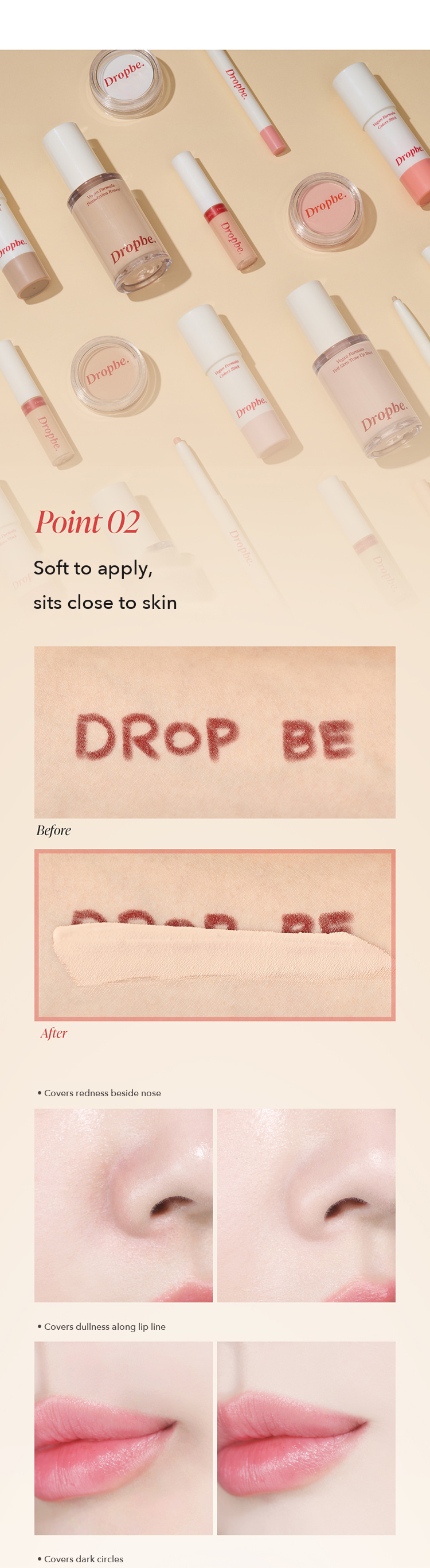Dropbe Color Pick Concealer Peach detail 4