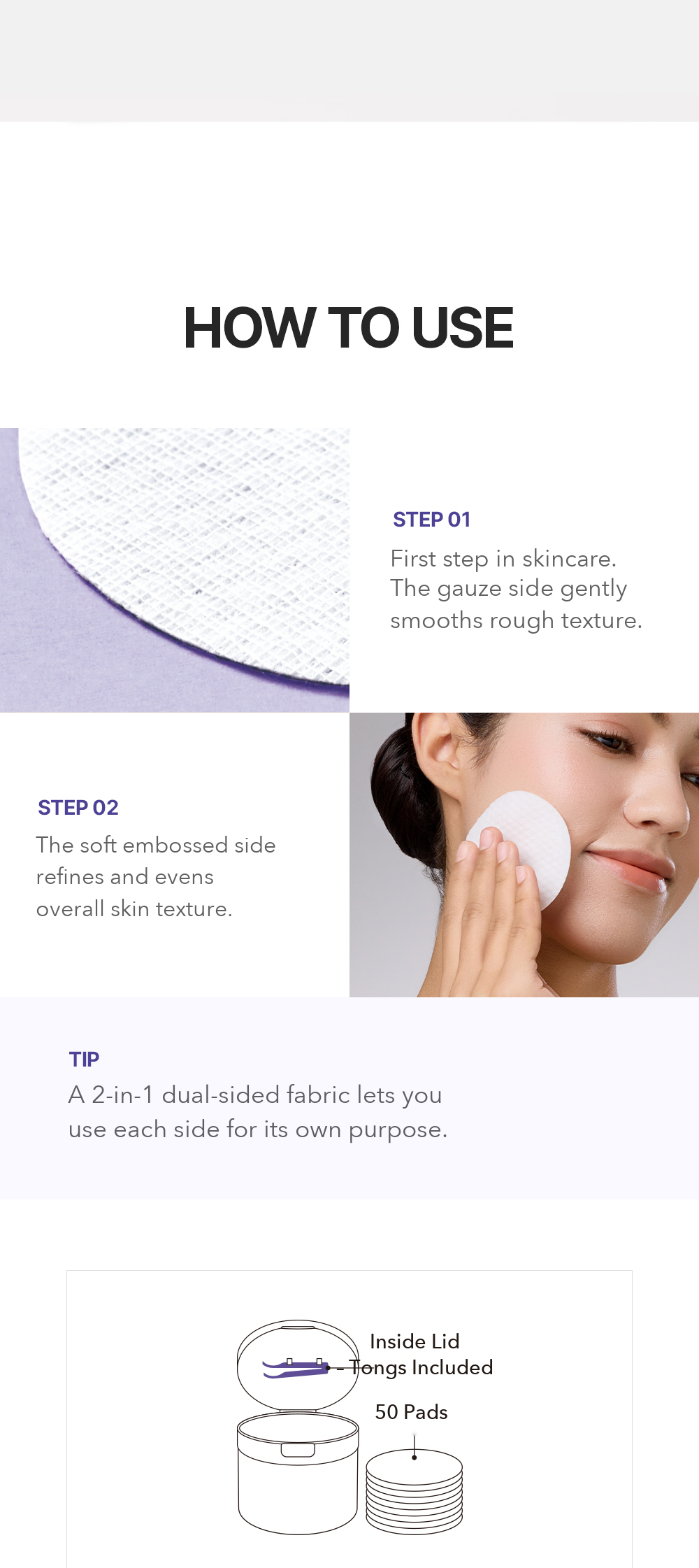 SOMISOME Eggplant Peeling Toner Pad detail 12