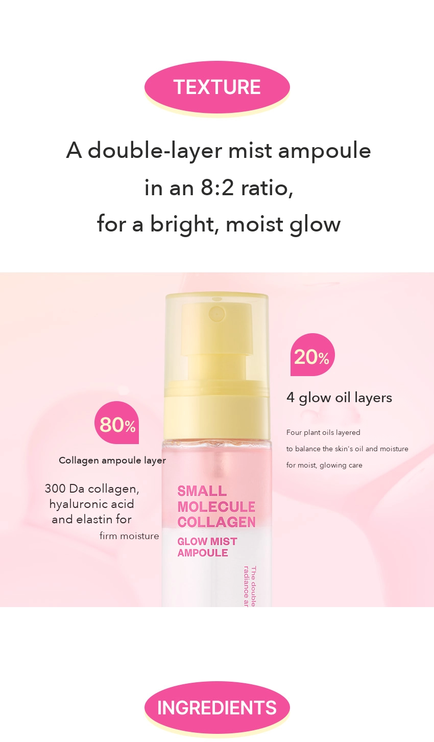 Cleaderm Low-Molecular Collagen Mist Ampoule detail 3