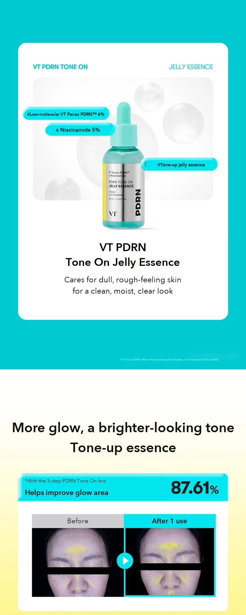VT PDRN Tone On Jelly Essence 50ml detail 03